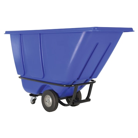 Vestil Medium Duty Tilt Truck 1/2 Cubic Yard 850 lb Blue TDT-50-MD-BLUE